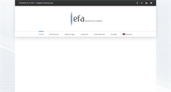 Desktop Screenshot of efa-industries.com